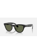 Ray-Ban Meta Skyler Shiny Black Polar G-15 Green RW4010 150-M